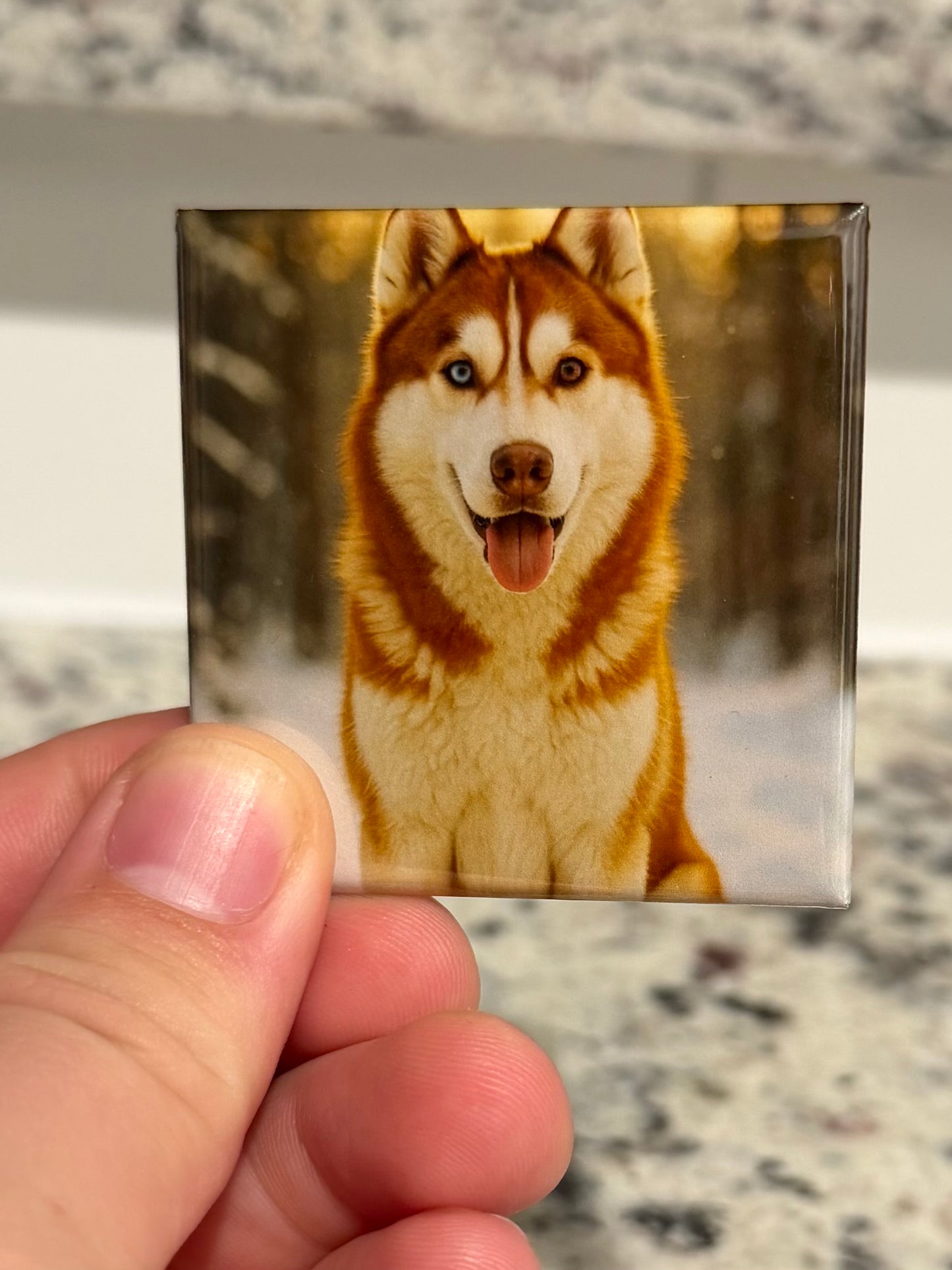 Custom Photo Magnets - Handmade 2x2 Set of 9 / Perfect Gift